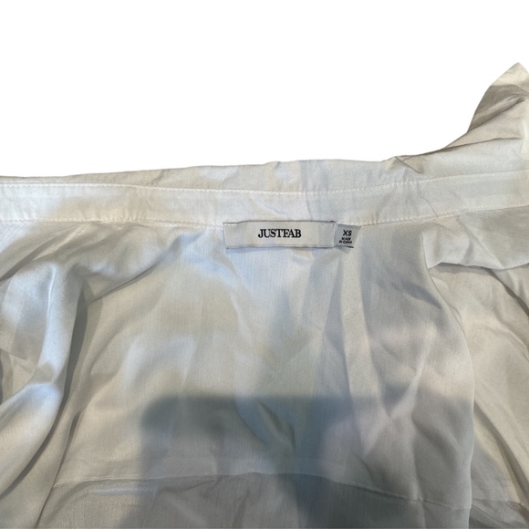 Justfab Oversized Boyfriend Shirt Size XS - Picture 5 of 8